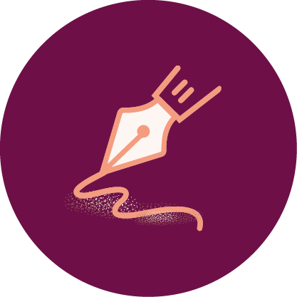 Symbol Federhalter – personalisierbar